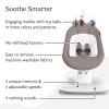 imageUPPAbaby Mamaroo Smart Swing  Customizable Soothing Modes with MotionSync Technology  Infant Recline  Bluetooth Enabled  Included Newborn Insert  Charlie Sand MlangeWells Dark Taupe Mlange