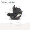 imageUPPAbaby Mesa V2 Infant Car SeatEasy InstallationInnovative SmartSecure TechnologyBase  Robust Infant Insert IncludedDirect Stroller AttachmentGreyson Charcoal MlangeJake