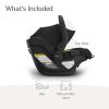imageUPPAbaby Mesa V3 Infant Car Seat  Easy Installation  SmartSecure Technology  Attaches to Stroller  Base  Infant Insert Included  Greyson Charcoal MlangeJake Charcoal