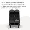 imageUPPAbaby Minu Duo SidebySide Double Stroller  Lightweight  Compact Design for Travel  Easy Fold From Birth to Toddler  Independent Recline GreysonCharcoal MlangeCarbon FrameSaddle LeatherJake CharcoalCarbon FrameBlack Leather