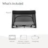 imageUPPAbaby Remi Playard  Deluxe 3in1 Portable Playard Bedside Bassinet  Travel Crib Mesh Bassinet Mattress Organic Cotton Mattress Cover  Storage Bag Included  Jake CharcoalJake Charcoal