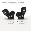 imageUPPAbaby Rove Convertible Car Seat  2in1 Rear  Forward Facing  Quick  Secure 3Step Install  Intuitive Safety Technology  Comfort Features  Cup Holder Included  Kavneer Almond MlangeJake Black Mlange