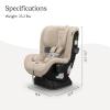 imageUPPAbaby Rove Convertible Car Seat  2in1 Rear  Forward Facing  Quick  Secure 3Step Install  Intuitive Safety Technology  Comfort Features  Cup Holder Included  Kavneer Almond MlangeKavneer Almond Mlange