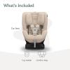 imageUPPAbaby Rove Convertible Car Seat  2in1 Rear  Forward Facing  Quick  Secure 3Step Install  Intuitive Safety Technology  Comfort Features  Cup Holder Included  Kavneer Almond MlangeKavneer Almond Mlange