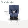 imageUPPAbaby Rove Convertible Car Seat  2in1 Rear  Forward Facing  Quick  Secure 3Step Install  Intuitive Safety Technology  Comfort Features  Cup Holder Included  Kavneer Almond MlangeCody Coastal Blue