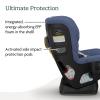 imageUPPAbaby Rove Convertible Car Seat  2in1 Rear  Forward Facing  Quick  Secure 3Step Install  Intuitive Safety Technology  Comfort Features  Cup Holder Included  Kavneer Almond MlangeCody Coastal Blue