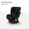 imageUPPAbaby Rove Convertible Car Seat  2in1 Rear  Forward Facing  Quick  Secure 3Step Install  Intuitive Safety Technology  Comfort Features  Cup Holder Included  Kavneer Almond MlangeJake Black Mlange