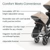 imageUPPAbaby RumbleSeat V3 Second Lower Seat  Compatible with Vista V2 and Vista V3  AllWeather Seat  Magnetic Buckle  Adapters Included  Jake CharcoalCarbon FrameBlack LeatherDeclan Oat MlangeSilver FrameChestnut Leather