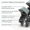 imageUPPAbaby RumbleSeat V3 Second Lower Seat  Compatible with Vista V2 and Vista V3  AllWeather Seat  Magnetic Buckle  Adapters Included  Jake CharcoalCarbon FrameBlack LeatherKenzi Mystic AquaCarbon FrameSaddle Leather