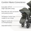 imageUPPAbaby RumbleSeat V3 Second Lower Seat  Compatible with Vista V2 and Vista V3  AllWeather Seat  Magnetic Buckle  Adapters Included  Jake CharcoalCarbon FrameBlack LeatherEvelyn Meadow GreenGraphite FrameChestnut Leather
