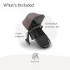 imageUPPAbaby RumbleSeat V3 Second Lower Seat  Compatible with Vista V2 and Vista V3  AllWeather Seat  Magnetic Buckle  Adapters Included  Jake CharcoalCarbon FrameBlack LeatherOwen Mocha MelangeCarbon FrameChestnut Leather