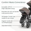 imageUPPAbaby RumbleSeat V3 Second Lower Seat  Compatible with Vista V2 and Vista V3  AllWeather Seat  Magnetic Buckle  Adapters Included  Jake CharcoalCarbon FrameBlack LeatherTheo Dark TaupeSilver FrameChestnut Leather
