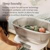 imageUPPAbaby Soma Smart Bassinet  5 motions  5 speeds  4 Sounds with MotionSync Technology  Height Adjustable  Included Mattress Sheet  Storage Basket  Charlie Sand Mlange