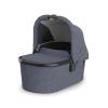 imageUPPAbaby Bassinet V3  Compatible with Vista Cruz Ridge Strollers  Overnight Sleep Solution  Mattress Sheet and Bug Shield Included  Savannah Pearl Gray JacquardCarbon FrameJulian Dusty Blue Mlange