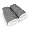 imageUPPAbaby CozyHandmuff  Easily Attaches to Stroller Handlebars  UltraPlush WeatherProof Hand Protection  Callum Stone BlueGreyson Charcoal Mlange