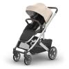 imageUPPAbaby Cruz V3 Stroller  from Birth  Car Seat Compatible  FullSize Reversible Seat  Infant Insert Bug and Rain Shields Included  Greyson Charcoal MlangeCarbon FrameSaddle LeatherDeclan Oat Mlange