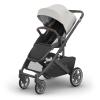 imageUPPAbaby Cruz V3 Stroller  from Birth  Car Seat Compatible  FullSize Reversible Seat  Infant Insert Bug and Rain Shields Included  Greyson Charcoal MlangeCarbon FrameSaddle LeatherSavannah Pearl Gray Jacquard