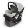imageUPPAbaby Mesa V3 Infant Car Seat  Easy Installation  SmartSecure Technology  Attaches to Stroller  Base  Infant Insert Included  Greyson Charcoal MlangeSavannah Grey Mlange