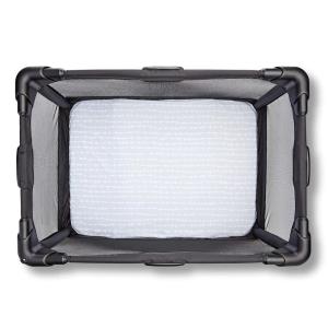 image4moms Breeze Playard Sheets Machine Washable and 100 Cotton WhiteGrey