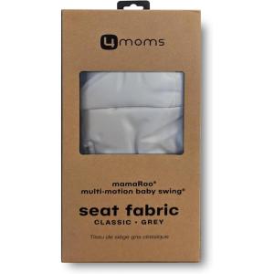 image4moms Extra Seat Fabric MamaRoo Baby Swing Model 1046 Black Classic Pack of 6Gray