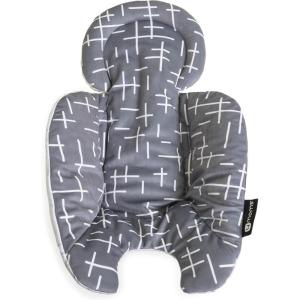 image4moms RockaRoo and MamaRoo Infant Insert Machine Washable Cool Mesh Fabric Reversible Design MintDark Grey