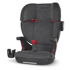 imageUPPAbaby Alta V2 High Back Booster SeatSevenPosition Active Support Headrest for Growing ChildrenSecureFit Integrated Belt Guide  PositionerCup Holder IncludedGreyson Grey MlangeCharcoal Mlange