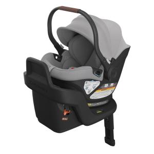 imageUPPAbaby Aria Lightweight Infant Car SeatJust Under 6 lbs for Easy PortabilityBase with Load Leg  Infant Insert IncludedDirect Stroller AttachmentGreyson Charcoal MlangeSaddle LeatherAnthony