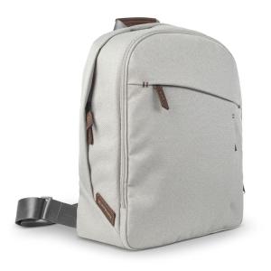 imageUPPAbaby Changing BackpackMultiple Storage CompartmentsStroller Strap AttachmentBottle Insulator and Changing Pad IncludedGreyson Charcoal MlangeSaddle LeatherSavannah Pearl Gray JacquardChestnut Leather