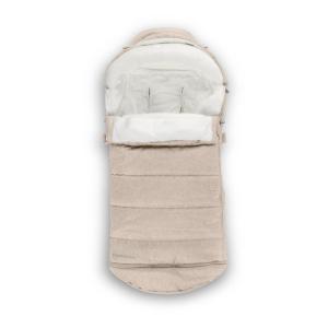 imageUPPAbaby CozyGanoosh Footmuff  Easily Attaches to UPPAbaby Strollers  RumbleSeat  UltraPlush WeatherProof  Winter Stroller Cover  Callum Stone BlueDeclan Oat Mlange
