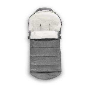 imageUPPAbaby CozyGanoosh Footmuff  Easily Attaches to UPPAbaby Strollers  RumbleSeat  UltraPlush WeatherProof  Winter Stroller Cover  Callum Stone BlueGreyson Charcoal Mlange