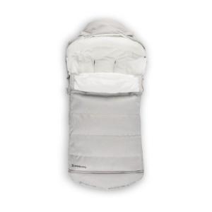 imageUPPAbaby CozyGanoosh Footmuff  Easily Attaches to UPPAbaby Strollers  RumbleSeat  UltraPlush WeatherProof  Winter Stroller Cover  Callum Stone BlueSavannah Pearl Grey Mlange