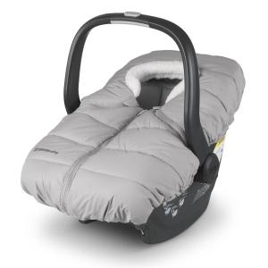 imageUPPAbaby CozyGanoosh for Aria and Mesa Infant Car Seat CarriersUltraPlush WeatherProofCharcoalLight Grey
