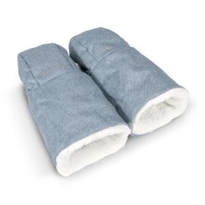 imageUPPAbaby CozyHandmuff  Easily Attaches to Stroller Handlebars  UltraPlush WeatherProof Hand Protection  Callum Stone BlueGregory Blue Mlange