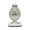 image4moms MamaRoo MultiMotion Baby Swing in Sage with Plush Infant Insert Dark Grey