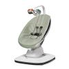 image4moms MamaRoo MultiMotion Baby Swing in Sage with Plush Infant Insert Dark Grey