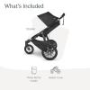 imageUPPAbaby Ridge V2 Jogging Stroller  AllTerrain Performance Suspension  NeverFlat Tires Built for Walking Running  Trails  Water Bottle Holder Included  James Black Carbon FrameJake Charcoal