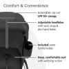 imageUPPAbaby Ridge V2 Jogging Stroller  AllTerrain Performance Suspension  NeverFlat Tires Built for Walking Running  Trails  Water Bottle Holder Included  James Black Carbon FrameJake Charcoal