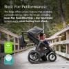 imageUPPAbaby Ridge V2 Jogging Stroller  AllTerrain Performance Suspension  NeverFlat Tires Built for Walking Running  Trails  Water Bottle Holder Included  James Black Carbon FrameGwen Green Mlange Carbon Frame