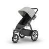 imageUPPAbaby Ridge V2 Jogging Stroller  AllTerrain Performance Suspension  NeverFlat Tires Built for Walking Running  Trails  Water Bottle Holder Included  James Black Carbon FrameSavannah Pearl Grey