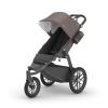 imageUPPAbaby Ridge V2 Jogging Stroller  AllTerrain Performance Suspension  NeverFlat Tires Built for Walking Running  Trails  Water Bottle Holder Included  James Black Carbon FrameTheo Dark TaupeCarbon Frame
