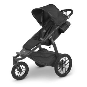 imageUPPAbaby Ridge V2 Jogging Stroller  AllTerrain Performance Suspension  NeverFlat Tires Built for Walking Running  Trails  Water Bottle Holder Included  James Black Carbon FrameJake Charcoal