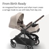 image:imageUPPAbaby Cruz V3 Stroller  from Birth  Car Seat Compatible  FullSize Reversible Seat  Infant Insert Bug and Rain Shields Included  James BlackCarbon FrameBlack LeatherAda Sandstone Mlange