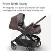 image:imageUPPAbaby Cruz V3 Stroller  from Birth  Car Seat Compatible  FullSize Reversible Seat  Infant Insert Bug and Rain Shields Included  James BlackCarbon FrameBlack LeatherOwen Mocha Mlange
