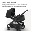 image:imageUPPAbaby Cruz V3 Stroller  from Birth  Car Seat Compatible  FullSize Reversible Seat  Infant Insert Bug and Rain Shields Included  James BlackCarbon FrameBlack LeatherJake Charcoal