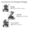 image:imageUPPAbaby Cruz V3 Stroller  from Birth  Car Seat Compatible  FullSize Reversible Seat  Infant Insert Bug and Rain Shields Included  James BlackCarbon FrameBlack LeatherGreyson Charcoal Mlange