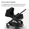 image:imageUPPAbaby Cruz V3 Stroller  from Birth  Car Seat Compatible  FullSize Reversible Seat  Infant Insert Bug and Rain Shields Included  James BlackCarbon FrameBlack LeatherJames Black