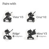 image:imageUPPAbaby Mesa V3 Infant Car Seat  Easy Installation  SmartSecure Technology  Attaches to Stroller  Base  Infant Insert Included  Ada SandstoneAda Sandstone Mlange