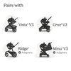 image:imageUPPAbaby Mesa V3 Infant Car Seat  Easy Installation  SmartSecure Technology  Attaches to Stroller  Base  Infant Insert Included  Ada SandstoneJake Charcoal
