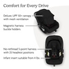 image:imageUPPAbaby Mesa V3 Infant Car Seat  Easy Installation  SmartSecure Technology  Attaches to Stroller  Base  Infant Insert Included  Ada SandstoneJames Black
