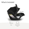 image:imageUPPAbaby Mesa V3 Infant Car Seat  Easy Installation  SmartSecure Technology  Attaches to Stroller  Base  Infant Insert Included  Ada SandstoneJames Black